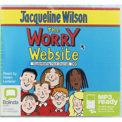 Jacqueline Wilson The Worry Website: MP3 CD image number 1