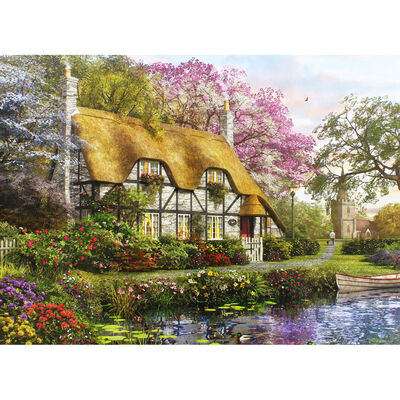 The Gardeners Cottage 1000 Piece Jigsaw Puzzle image number 3