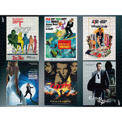 James Bond Actor Debut Poster 1000 Piece Jigsaw Puzzle image number 2