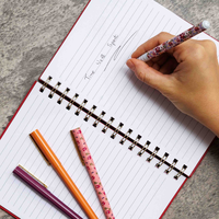 Flowers Ballpoint Pens: Pack of 4