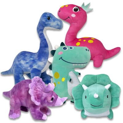 Playworks Dinosaur Plush Bundle image number 1