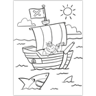 Pirate Colouring image number 2