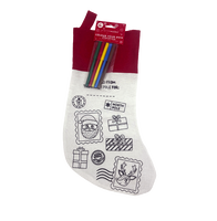 Colour Your Own Christmas Stocking
