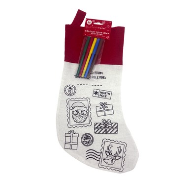 Colour Your Own Christmas Stocking image number 1