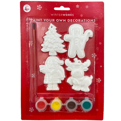 Paint Your Own Festive Decorations Kit Bundle image number 2