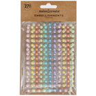 Iridescent Pastel Pearl Gem Embellishments: Pack of 271 image number 3