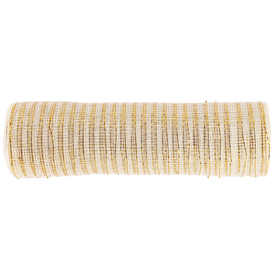 Gold Mesh Ribbon: 9m image number 4