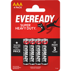 Eveready Super Heavy Duty AAA Batteries: Pack of 4 image number 1