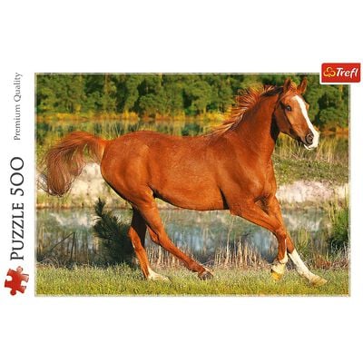 The Beauty Of Gallop 500 Piece Jigsaw Puzzle image number 2