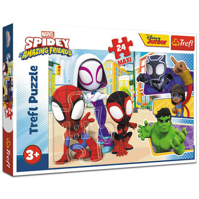 Spidey Amazing Friends 24 Piece Jigsaw Puzzle image number 1