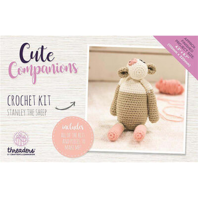 Cute Companions - Stanley The Sheep Crochet Kit image number 1