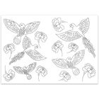 Inspirational Colouring: Butterflies and Birds image number 2