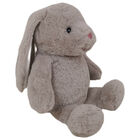 PlayWorks Hugs & Snugs Plush Toy: Grey Bunny image number 2