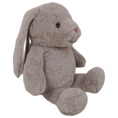 PlayWorks Hugs & Snugs Plush Toy: Grey Bunny image number 2