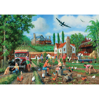 Digging for Victory 1000 Piece Jigsaw Puzzle image number 2