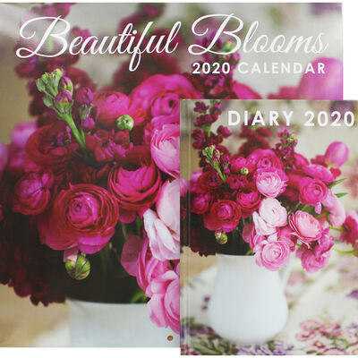 Beautiful Blooms 2020 Calendar and Diary Set image number 1