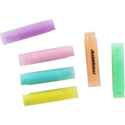 6 Mini Neon Ink Highlighters image number 2