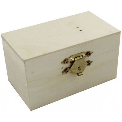 Small Rectangle Wooden Box image number 1