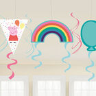 Peppa Pig Party Swirl Decorations image number 2