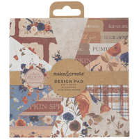Autumn Bloom Design Pad: 6 x 6 Inches