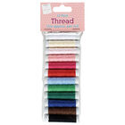 Multi-Coloured Thread: Pack of 12 image number 1