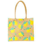 Jute Lemon Shopping Bag image number 1