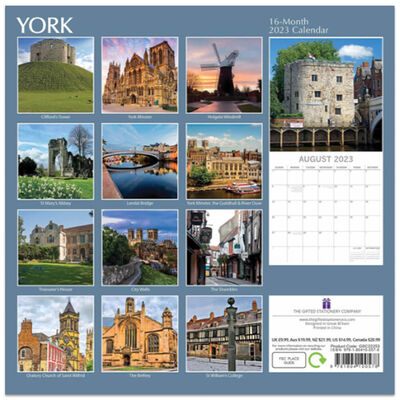 York 2023 Square Calendar image number 3