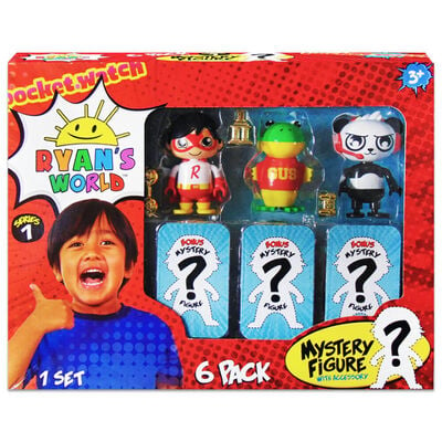 Ryan's World Collectible Mystery Figure: Pack of 6 image number 1