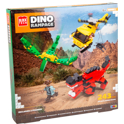 Block Tech Dino Rampage Set image number 1
