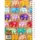 A4 Wiro Colour Elephants Lined Notebook image number 3