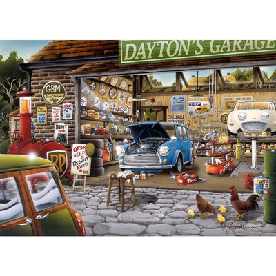 Dayton&rsquo;s Garage 1000 Piece Jigsaw Puzzle image number 2