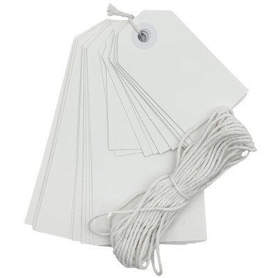 Cream Parcel Tags: Pack of 30 image number 1