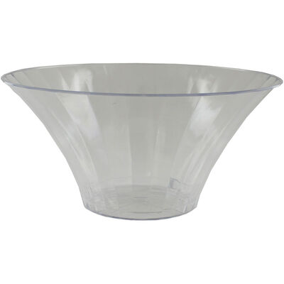 Medium Flared Clear Plastic Candy Bowl image number 1