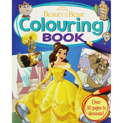 Disney Princess Beauty and the Beast Colouring Book image number 1