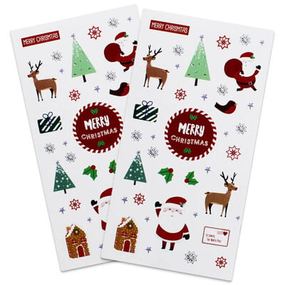 Jolly Santa Christmas Stickers image number 1