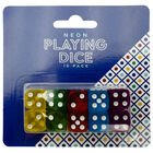 Neon Playing Dice: Pack of 10 image number 1