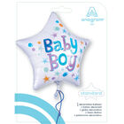 18 Inch Baby Boy Star Helium Balloon image number 2