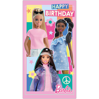 Barbie Sticker Birthday Card