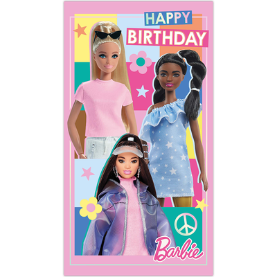 Barbie Sticker Birthday Card image number 1