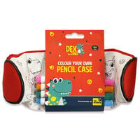 Dex the Dino: Colour Your Own Pencil Case