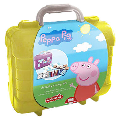 Peppa Pig Activity Stamp Set: Assorted Travel Case image number 1