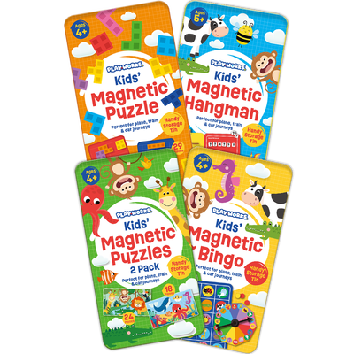 PlayWorks Magnetic Games Tin Set image number 1