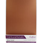 Centura Metallic A4 Rose Gold Card - 10 Sheet Pack image number 1