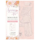 Crafters Companion Spring is in the Air Clear Acrylic Stamp Set image number 1