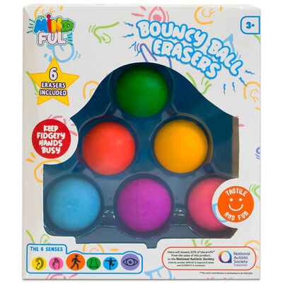 Mindful Collection Bouncy Ball Erasers image number 1