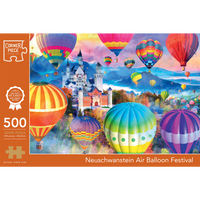 Neuschwanstein Air Balloon 500 Piece Jigsaw Puzzle