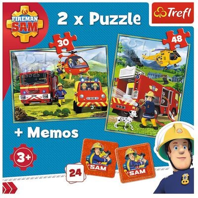 Fireman Sam 2-in-1 Jigsaw Puzzle Set image number 2