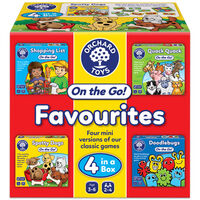 Orchard Toys On The Go Mini Games: Pack of 4
