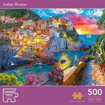 Italian Riviera 500 Piece Jigsaw Puzzle image number 1