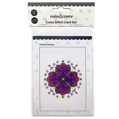 Cross Stitch Card Set: Floral image number 1